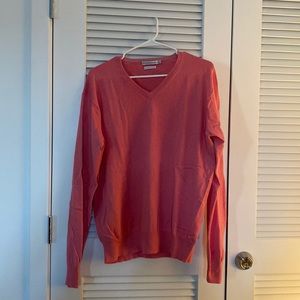 Peter Millar, Medium, Pink Cotton/Cashmere Sweater